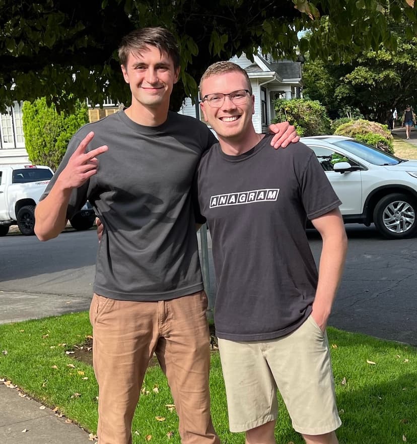 Jason and Jeremy at a chapel